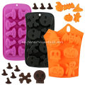 Molde de pastel de chocolate Halloween de silicona